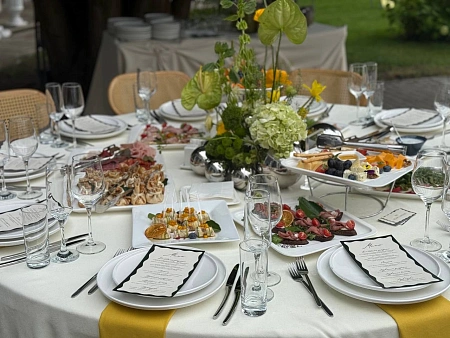 Свадебный банкет и welcome на 41 персону в Усадьбе Середниково