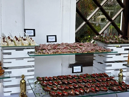 Банкет и welcome зона в Усадьбе Середниково на 90 персон