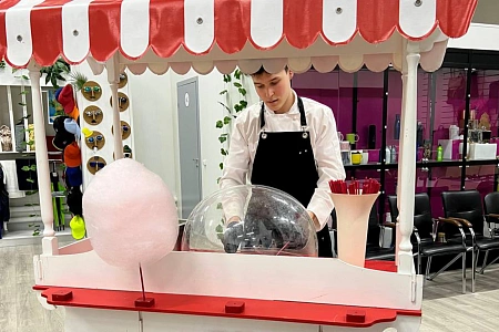 Смузи-бар и анимационная станция "Сладкая вата"