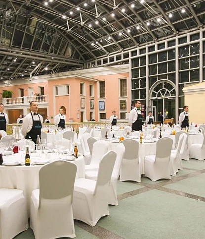 Банкет в Атриуме музея им. Пушкина