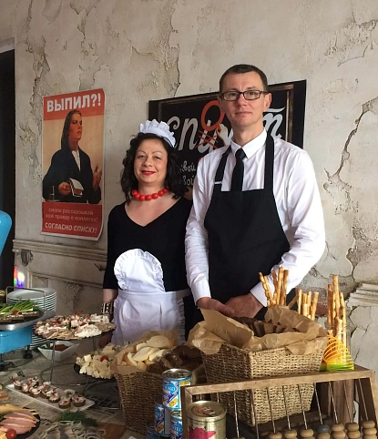 Фуршет в стиле советского буфета