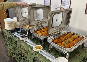 Полевая кухня на 23 февраля на 90 персон в офис