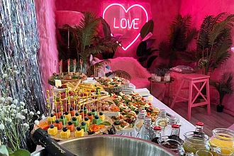 Свадебный банкет на 30 персон в лофте Космос