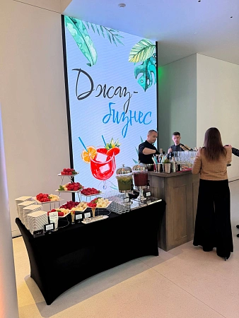 Коктейль на 150 персон для клиентов компании СТОУН 