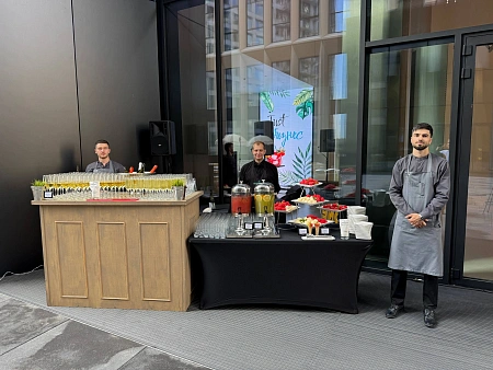 Коктейль на 150 персон для клиентов компании СТОУН 