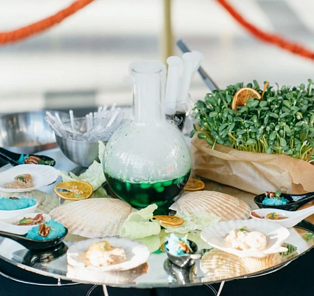 Анимационная станция молекулярной кухни на 85 персон