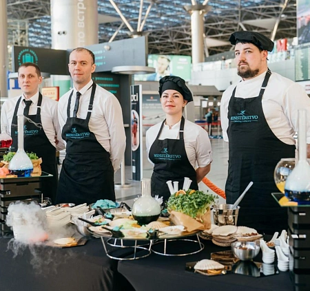 Анимационная станция молекулярной кухни на 85 персон