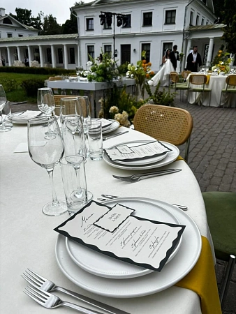 Свадебный банкет и welcome на 41 персону в Усадьбе Середниково