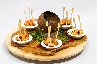 Мастер-класс Фондю из трио креветок, лосося и говядины