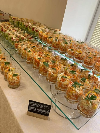 Фуршет в формате шведского стола на 250 персон