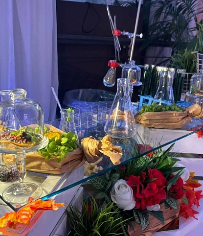 Анимационная станция "Молекулярная кухня" на мероприятие