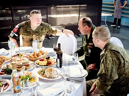 Банкет на юбилей ЦПАТ Кубинка