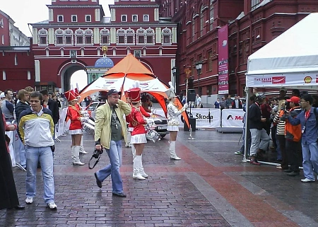 Старт автопробега Skoda