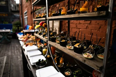 Свадебный фуршет в лофте Detroit