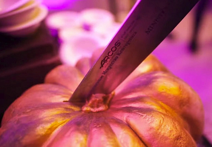 Анимационная подача крем-супа из тыквы (фото 3)