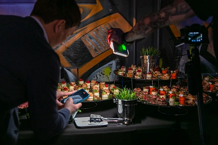 Фуршет на 65 человек на 8 марта