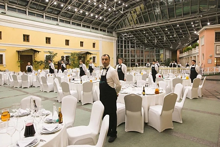 Банкет в Атриуме музея им. Пушкина