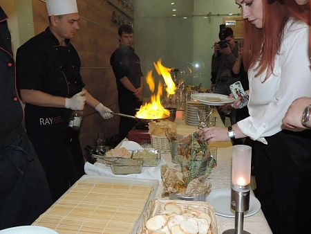 Кулинарное шоу в академии Ariston