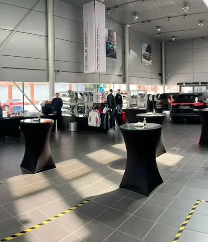 Фуршет на Quest-Drive Porsche