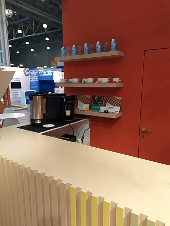 Кофе-бар на выставке для Л-ПАК