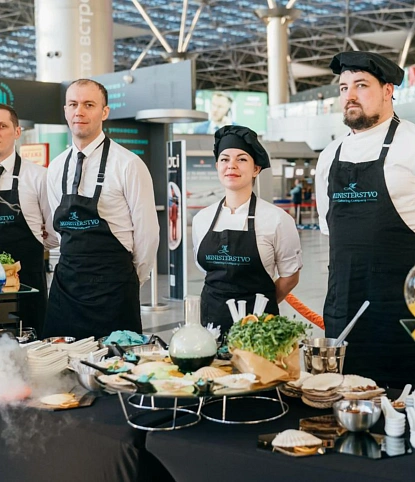 Анимационная станция молекулярной кухни на 85 персон