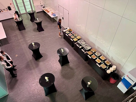 Фуршет на 70 персон для компании Яндекс