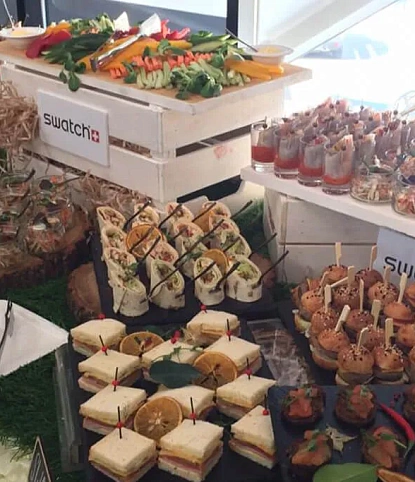 Фуршет для Swatch на Даниловском