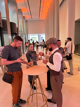 Коктейль на 150 персон для клиентов компании СТОУН 