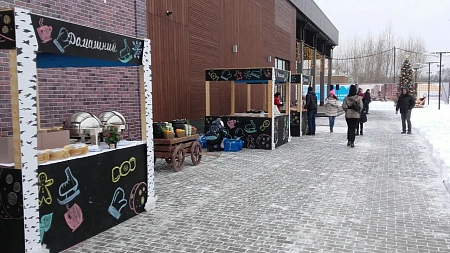 Фуршет на сдаче очереди ЖК