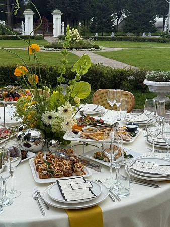 Свадебный банкет и welcome на 41 персону в Усадьбе Середниково