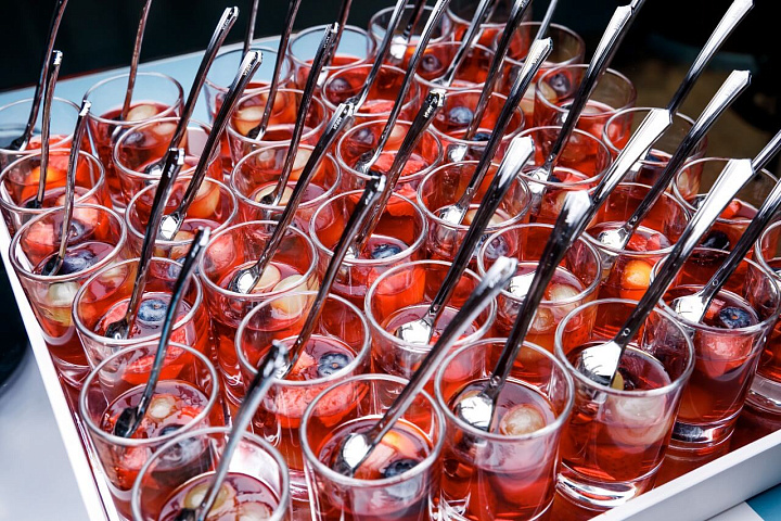 Коктейль прием на Новый год фото 5